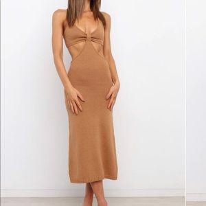Petal & Pup Hailey Dress- Tan. Size US 2 / AU 6
